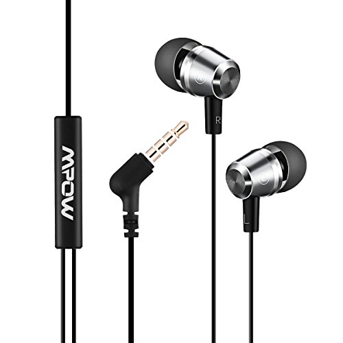 Mpow Auriculares con Cable y Micrófono In ear Estéreo, Control Remoto para...