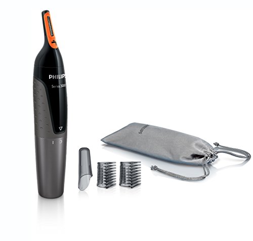 Philips NT3160/10 - Recortador de vello, nariz y orejas, resistente al agua,...