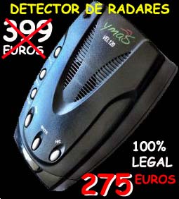 Detector de Radares fijos y moviles Ymas VEL120