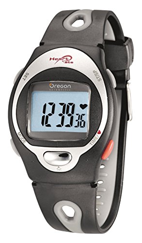 Oregon Scientific HR-102 - Reloj cardiofrecuencímetro, color gris