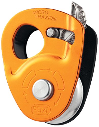 Petzl -Polea Petzl Micro Traxion Amarillo/Naranja 2014