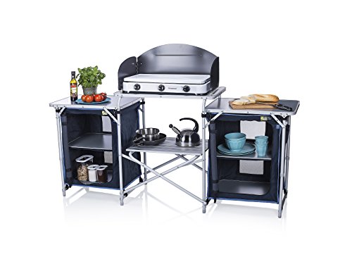 CAMPART Travel KI-0732 - Cocina de camping, color azul