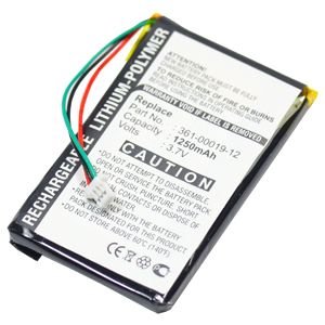 subtel® Batería para GPS Garmin Edge 605 Edge 705 - 1250mAh navegación...