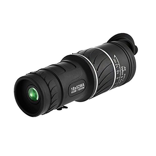 Monocular Zoom 18 x 52mm Óptico de Cristal de Bario y Dual...