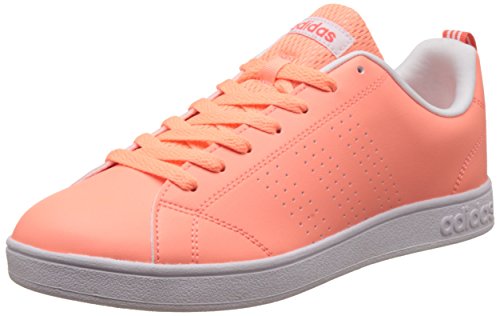 Adidas Vs Advantage Clean, Zapatillas de Tenis para Mujer, Naranja (Sunglo/Sunglo/Eascor), 38...