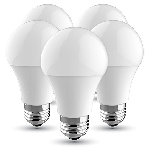 PACK DE 5 LAMPARAS LED 10W E27 A60 3000k