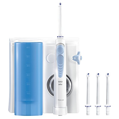 Oral-B WaterJet - Sistema de limpieza irrigador, color blanco y azul