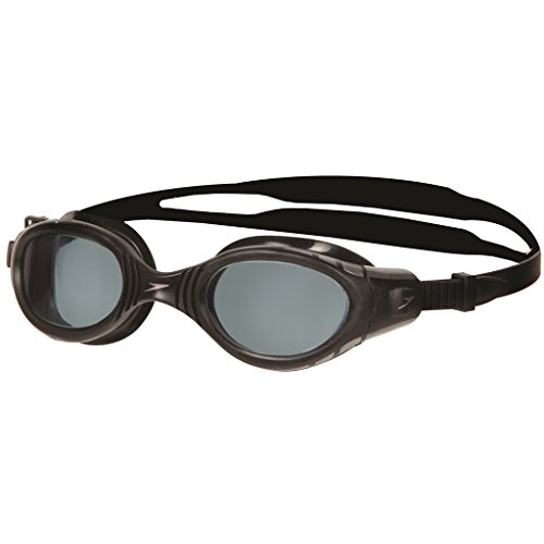 Speedo Futura Biofuse - Gafas de natación unisex, color negro / gris,...