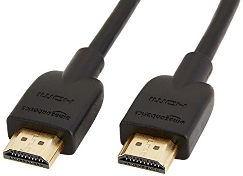 AmazonBasics - Cable HDMI 2.0 de alta velocidad (Ethernet, 3D, vídeo 4K...