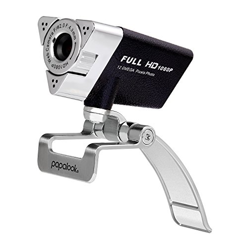 Webcam 1080P, Papalook PA187 Cámaras Web con Micrófono y Conector USB 2.0,...