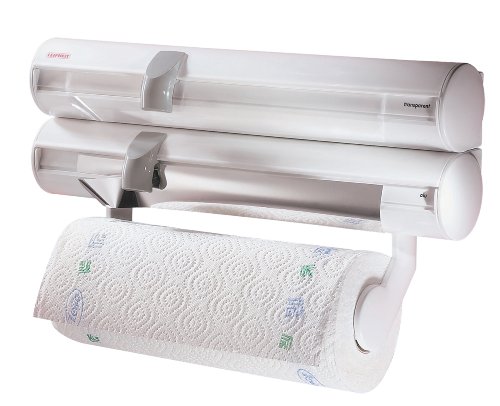 Leifheit Rolly Mobil - Portarrollos de cocina, para papel transparente y de...