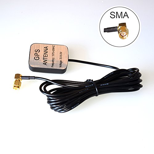 Coche Auto Activo GPS Antena SMA Antena Aéreo Conector Cable para Coche...