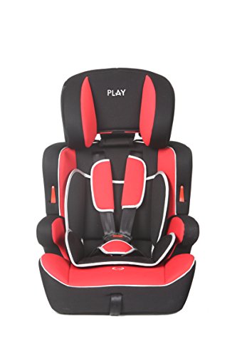 Casualplay Safe Ten - Silla de coche grupo 1/2/3, color rojo y...
