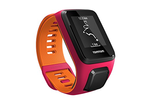 TomTom RUNNER 3 Cardio - Reloj deportivo Rosa/Naranja (Talla pequeña)