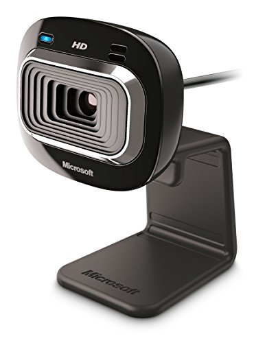 Microsoft LifeCam HD-3000 - Webcam (micrófono integrado, USB 2.0), negro