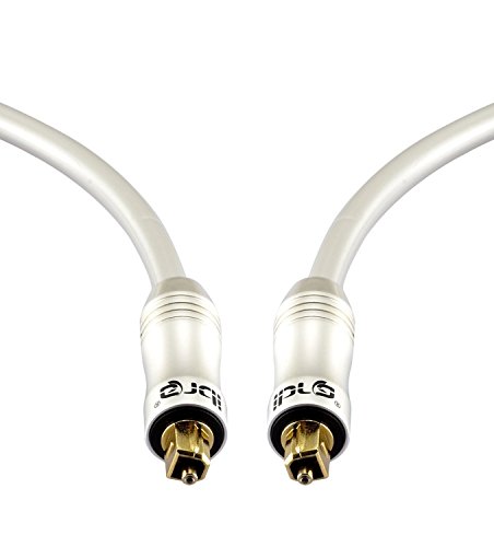 IBRA® PEARL - 2m (metros) Cable óptico de Audio Digital Toslink |...