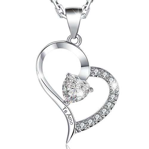 MARENJA-Collares Mujer Corazón Grabado 