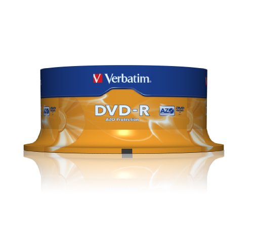 Verbatim 319682 - Pack de 25 DVD-R de 4.7 GB