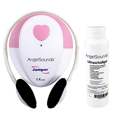 Angelsounds JPD-100S - Conjunto de doppler fetal (incluye gel de ultrasonidos)