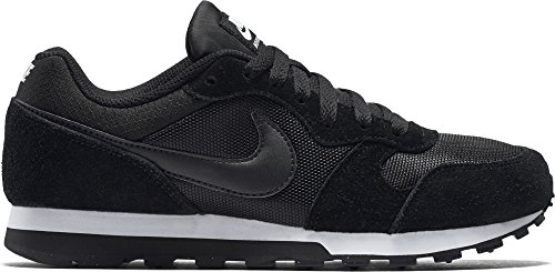 Nike MD RUNNER - Zapatillas para mujer, Negro (Black / Black-White), 38
