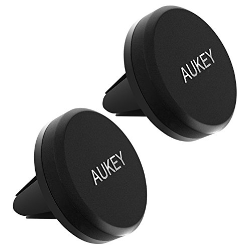 AUKEY Soporte Móvil Coche Air Magnético Universal ( 2 Pack ) Soporte...