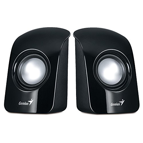 Genius SP-U115 - Altavoces de estantería (USB, 1.5 W RMS, estéreo), color...