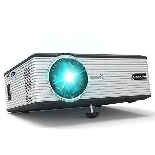 Proyector, Crenova XPE470 Proyector Video HD Home Cine 1200 lúmenes Soporte 1080P...