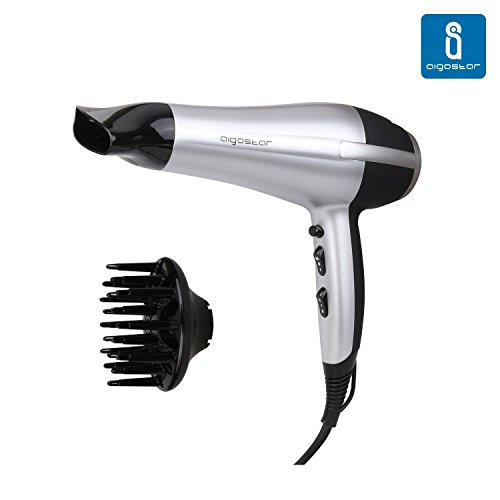 Aigostar Daphne 32GPO - Secador profesional de pelo en color plateado y...
