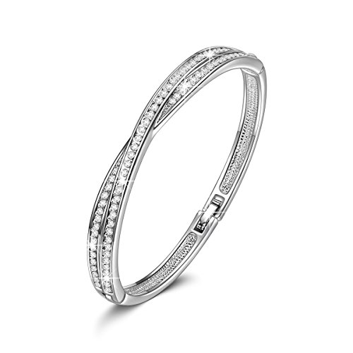 LADY COLOUR Cruce Pulsera mujer con cristales de Swarovski regalos cumpleanos regalos...