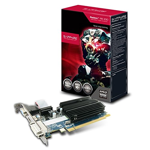Sapphire 11233-01-20G AMD Radeon R5 230 1GB - Tarjeta gráfica (Pasivo, AMD,...