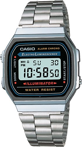 Casio Collection – Reloj Hombre Correa de Acero Inoxidable A168WA-1WYEF