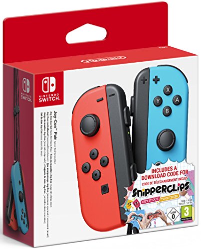 Nintendo - Set De Joy-Con Para Derecha Y Izquierda, Color Azul Neón...