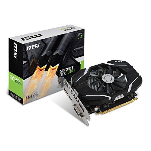 MSI GeForce GTX 1050 Ti 4G OC - Tarjeta gráfica (refrigeración DUAL...