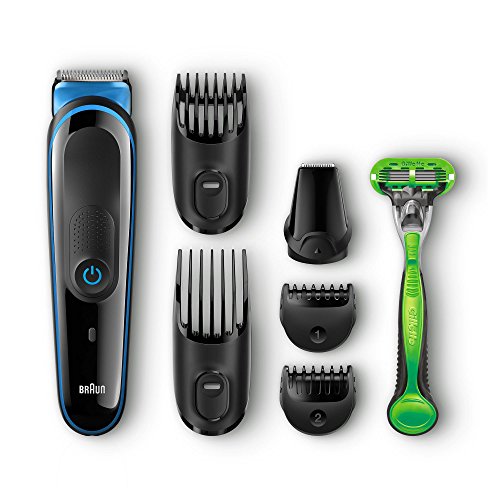 Braun MGK3040 - Set de afeitado multifunción: recortadora de pelo y barba...