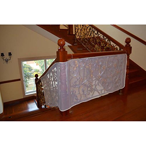 Zicac - Red Valla Barrera de Seguridad de Balcón de Color Blanco...