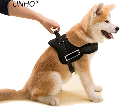Unho®Arnés perro de Alta Robustez, Correa para perro Acolchada Cómodo Ajustable para...
