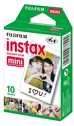 Fujifilm Instax Mini Brillo - Película fotográfica instantánea (10 hojas)