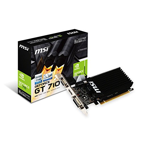 MSI V809-2000R NVIDIA GeForce GT 710 2GB - Tarjeta gráfica (Pasivo, LP/ATX,...