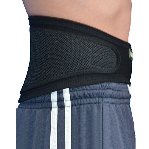 Faja Lumbar (L/NEGRO) - Cinturón de Protección Lumbar UNICA – ANTI-SUDOR, HIPOALERGÉNICA...