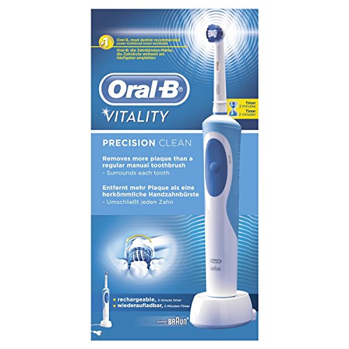 Oral-B Vitality Cross Action - Cepillo de dientes eléctrico recargable, con 7.600...