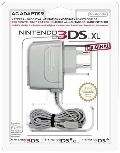 Nintendo 3DS XL - Adaptador de corriente por 3DS, 3DS XL, DSi...