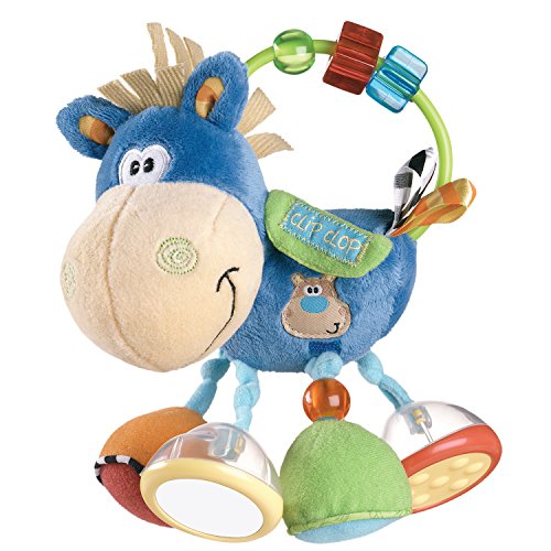 Playgro 0101145 - Mordedor, forma de vaca Clip Clop