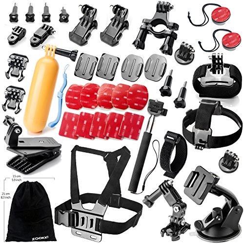 Zookki 40 en 1 Accesorios Kit para GoPro Hero 5 4 3+...
